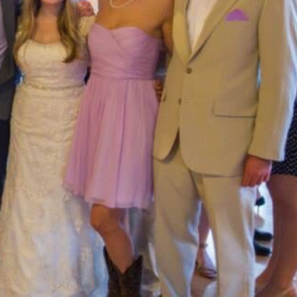 J. Crew bridesmaids dress. Lavender - Picture 4 of 4